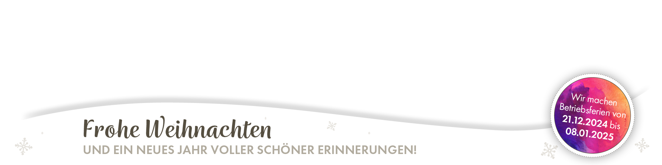 Weihnachten Slider 2024
