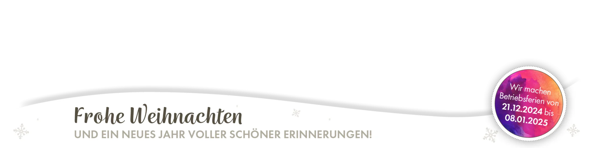 Weihnachten Slider 2024